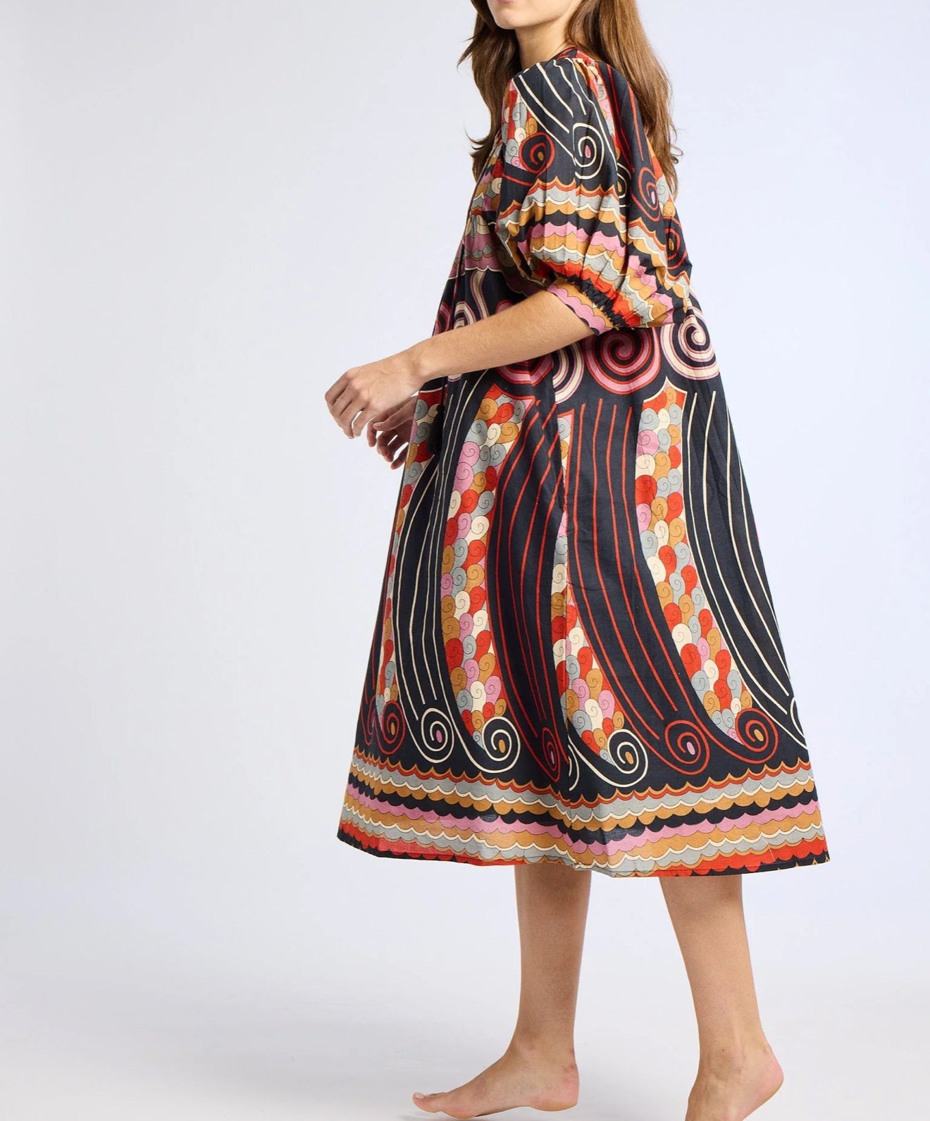 MILLE Saffron Dress - Maar Print