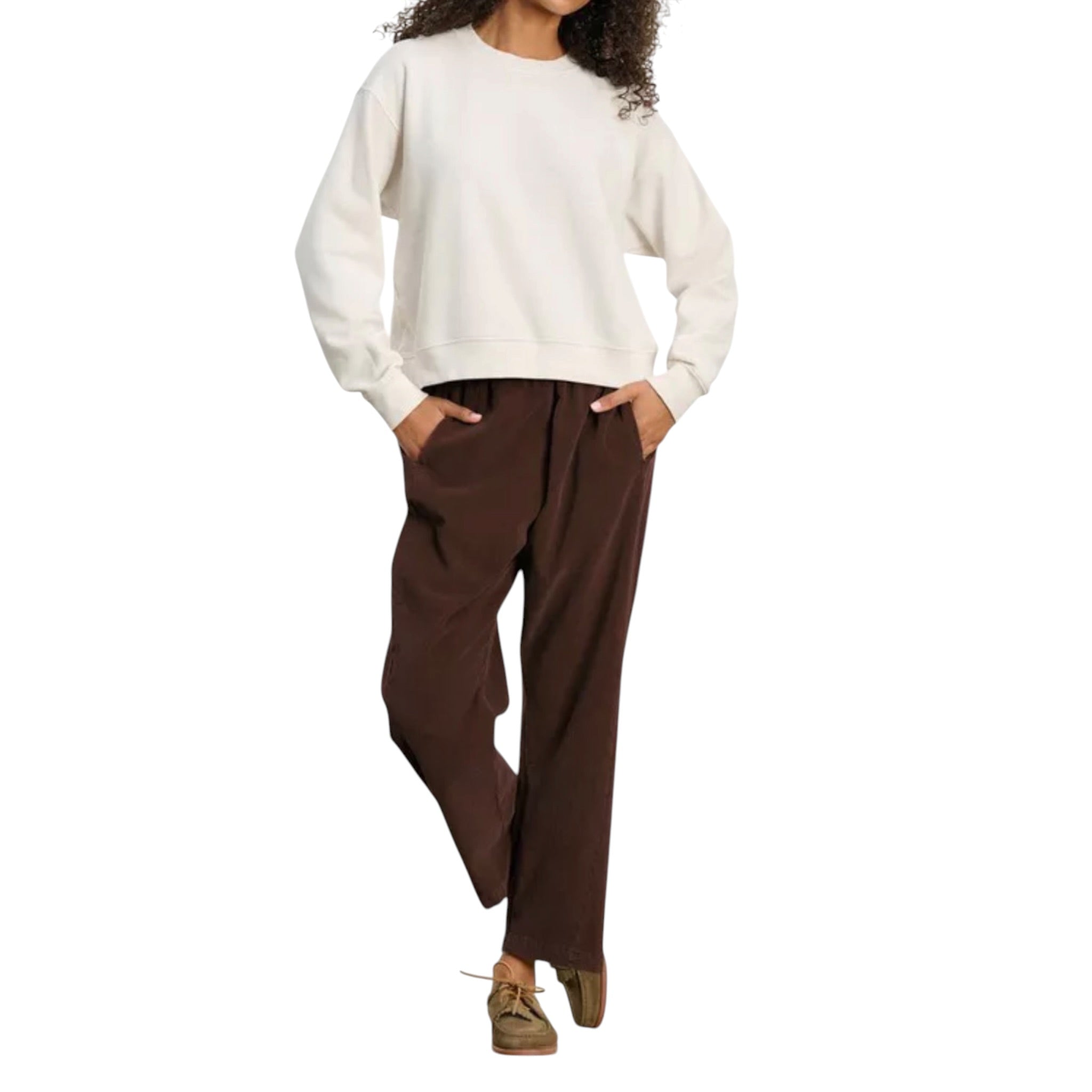 Velvet by Graham & Spencer Laney Corduroy Pant - Bark