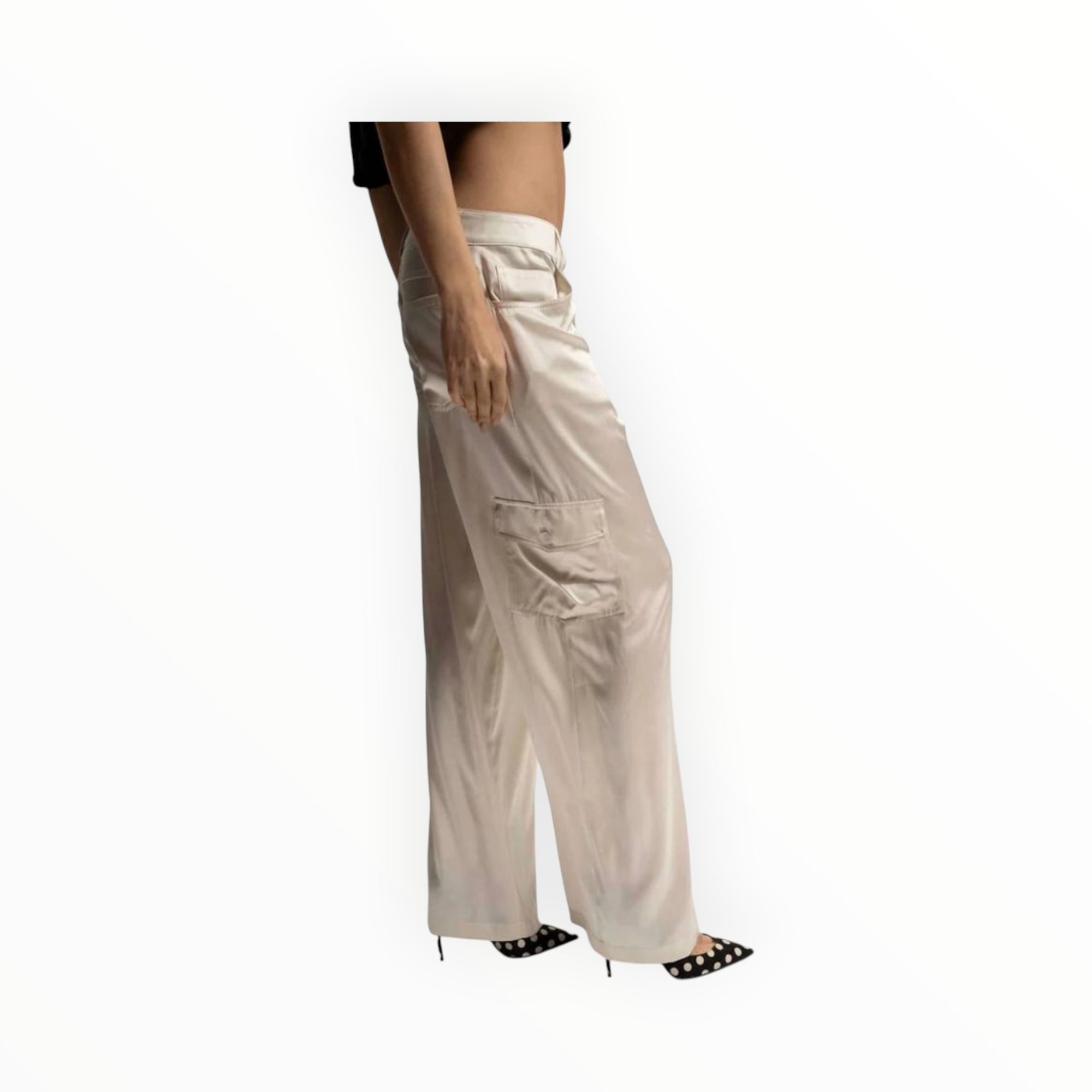 SABLYN Ronan Wide Leg Cargo Pant - Gardenia
