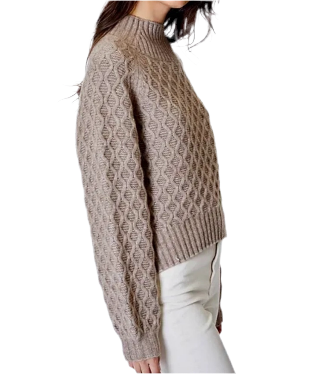 dh New York Bianca Sweater - Mushroom