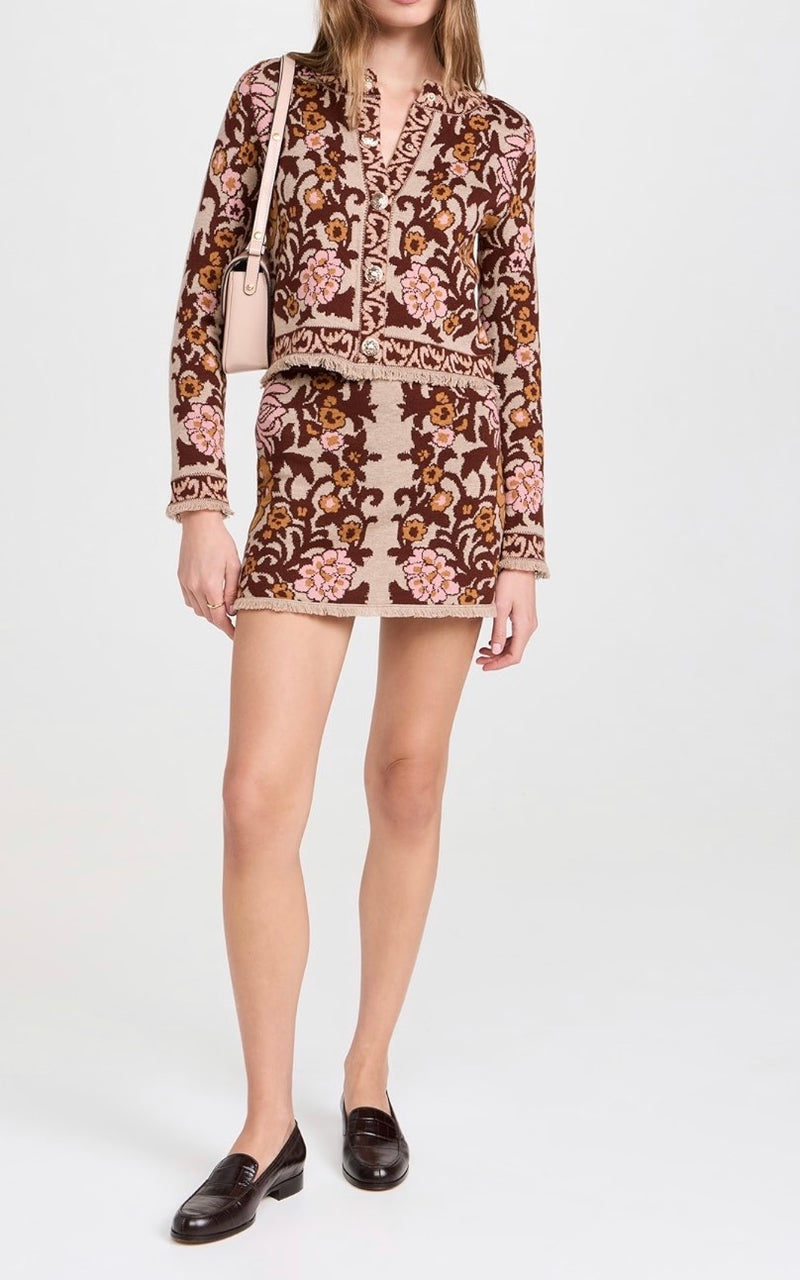 Cara Cara Lindy Skirt - Bogata Scarf Blush