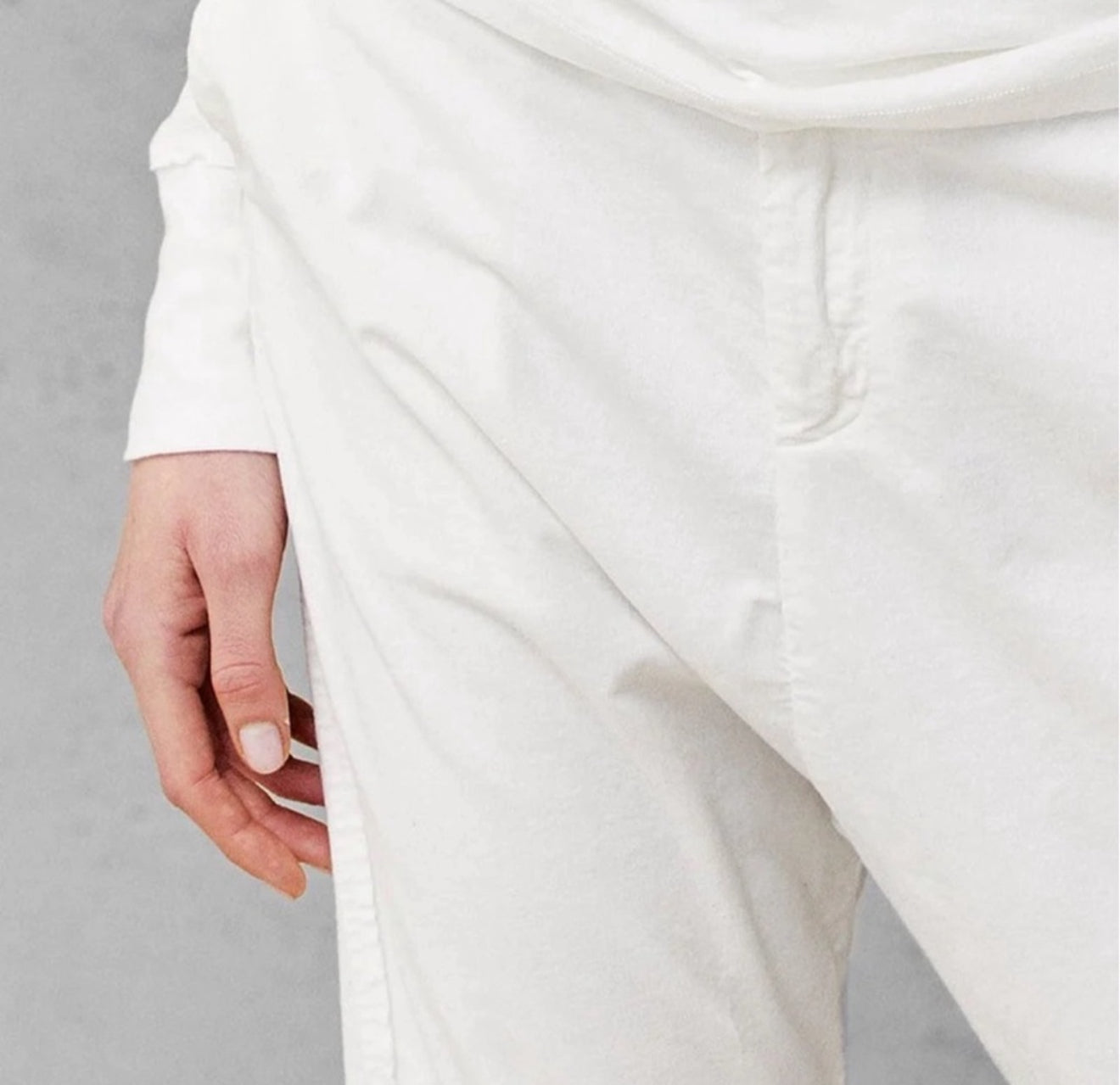Kristensen du Nord Drop Crotch Corduroy Stretch Pants - Natural