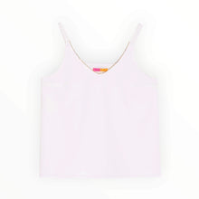 Vilagallo Vilagallo Zina Crepe Camisole - White/Gold