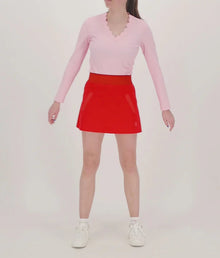 Vieux Jeu Giselle Skirt - Red