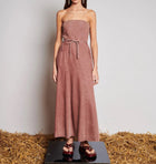 Ghospell Britt Denim Midi Dress