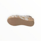 bussola Formentera Cross Straps Wedge Sandals - Ivory
