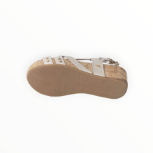 bussola Formentera Cross Straps Wedge Sandals - Ivory