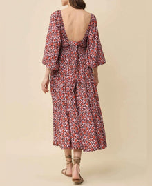 Omika Monica Midi Dress - Felice Plum