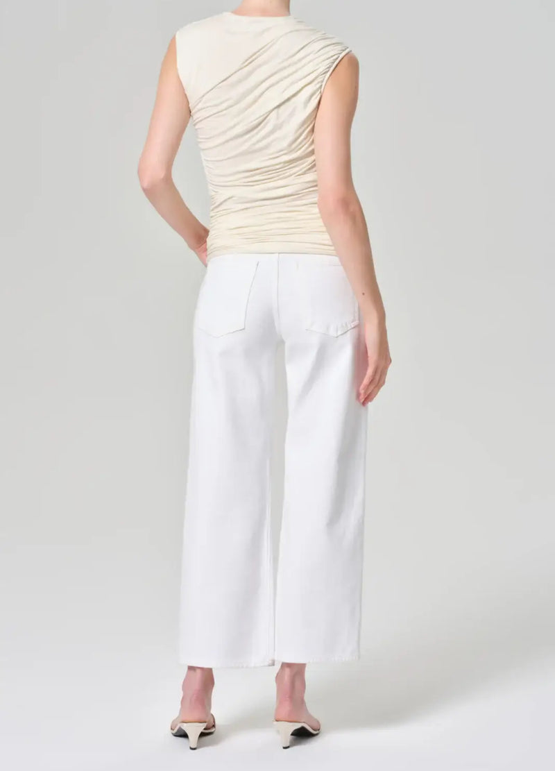 AGOLDE Harper Crop Jeans - Sour Cream