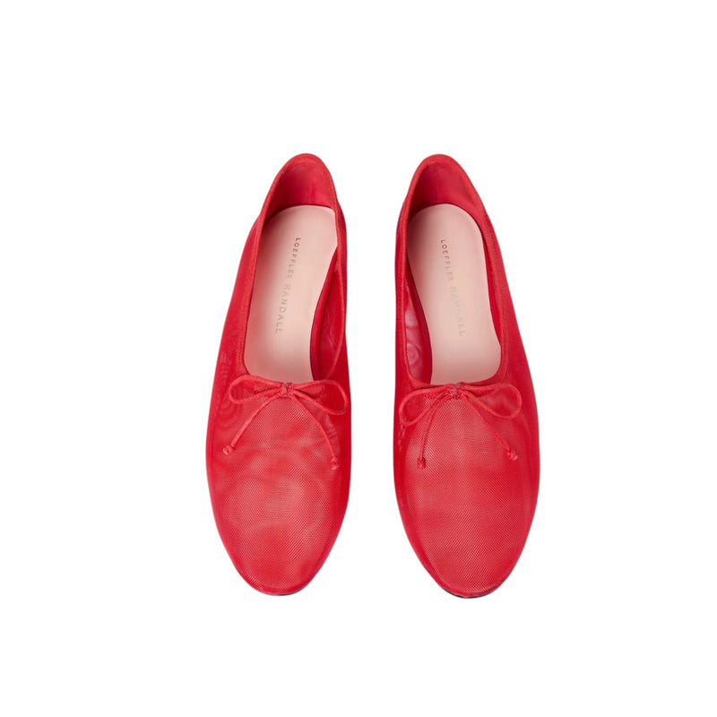 Loeffler Randall Landon Mesh Ballet Flat - Red