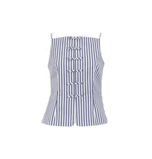 Exquise Emberly Blouse - Navy/Bone