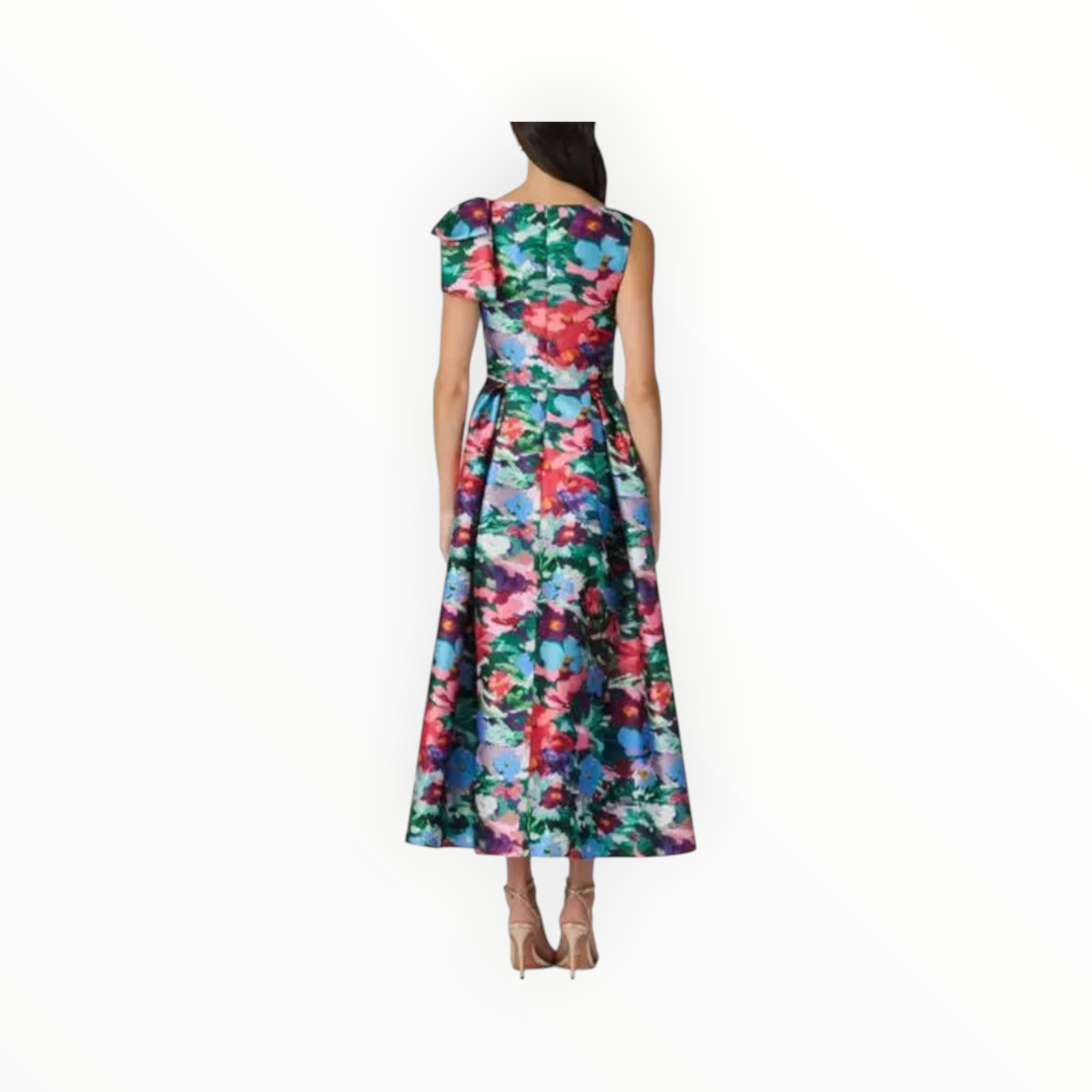 Shoshanna Midnight Eleanor Dress - Navy Multi