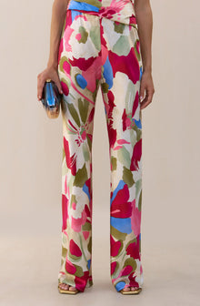 Cult Gaia Stacie Pant - Color Floral Rosette