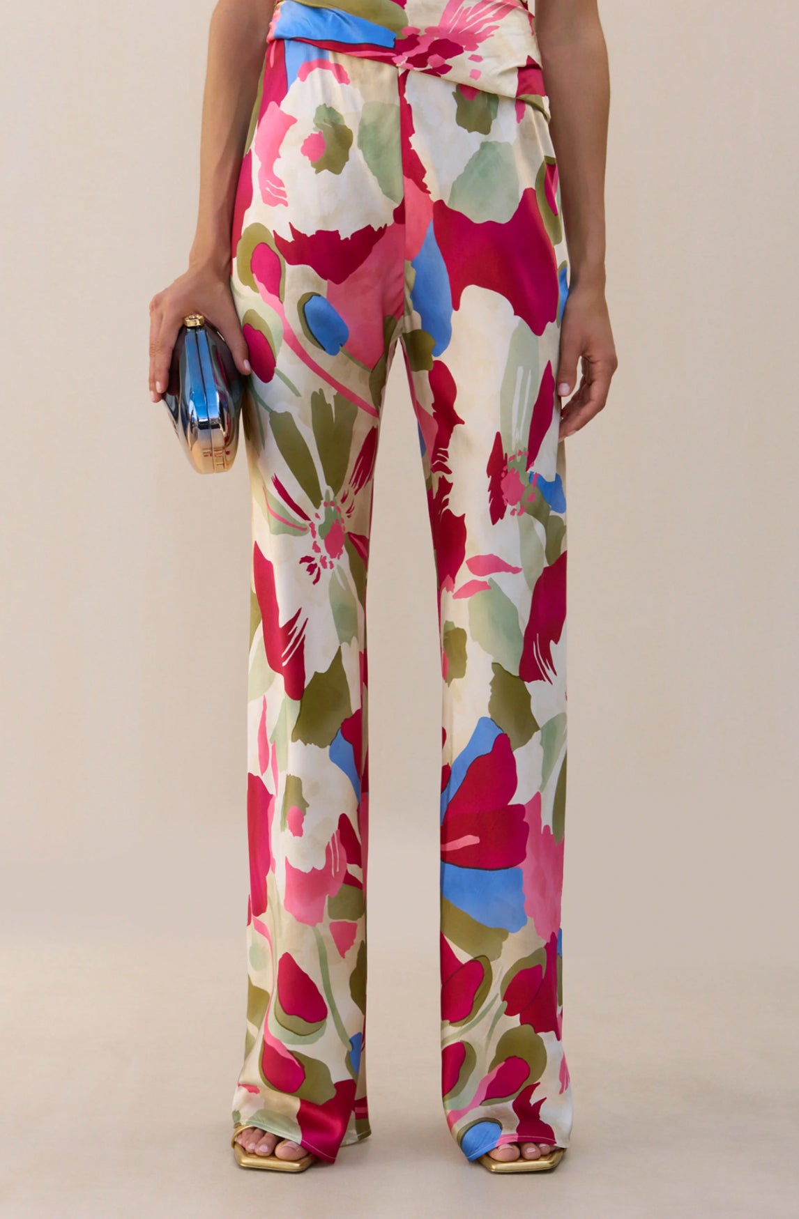 Cult Gaia Stacie Pant - Color Floral Rosette