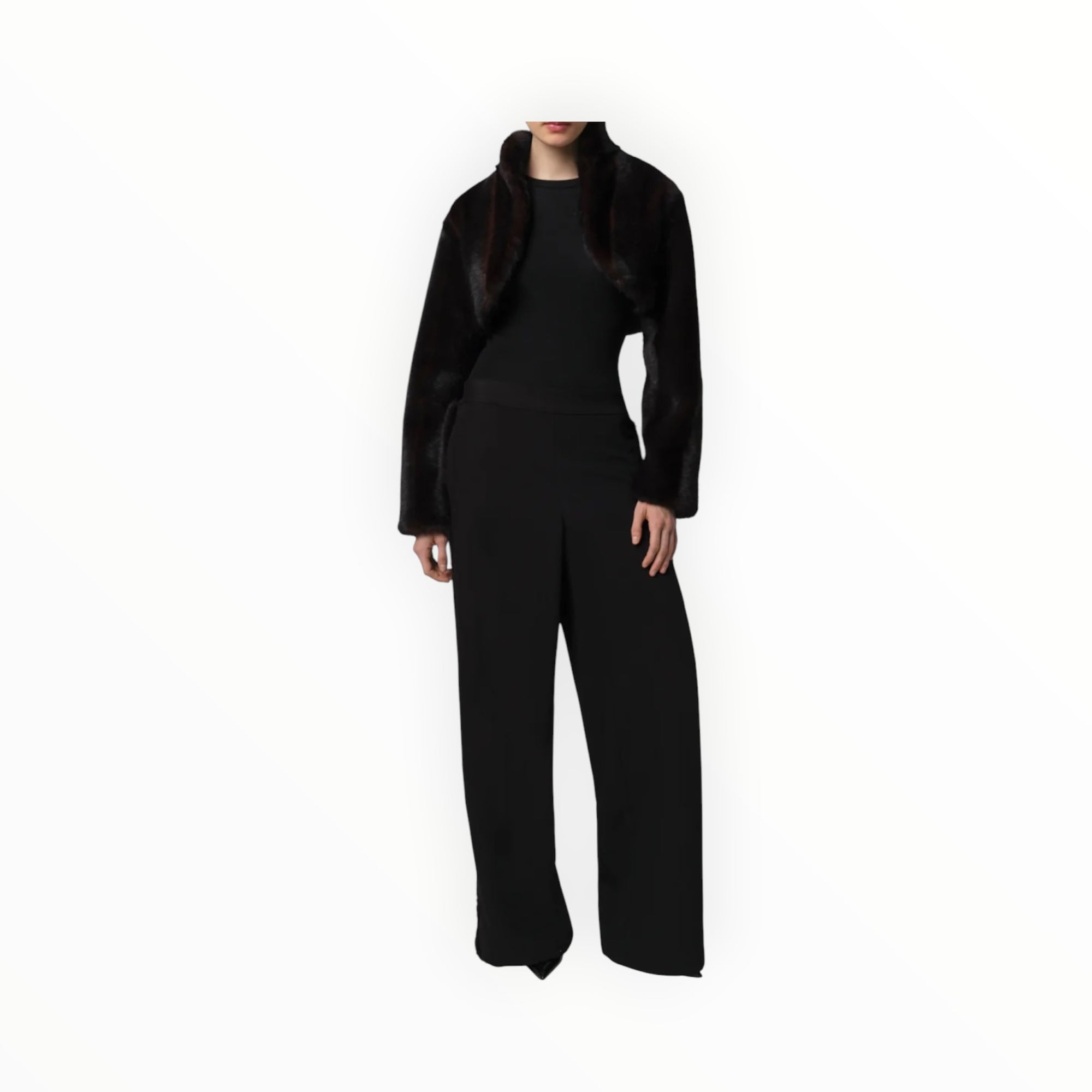 Apparis Odette Shaved Mink - Noir Multi