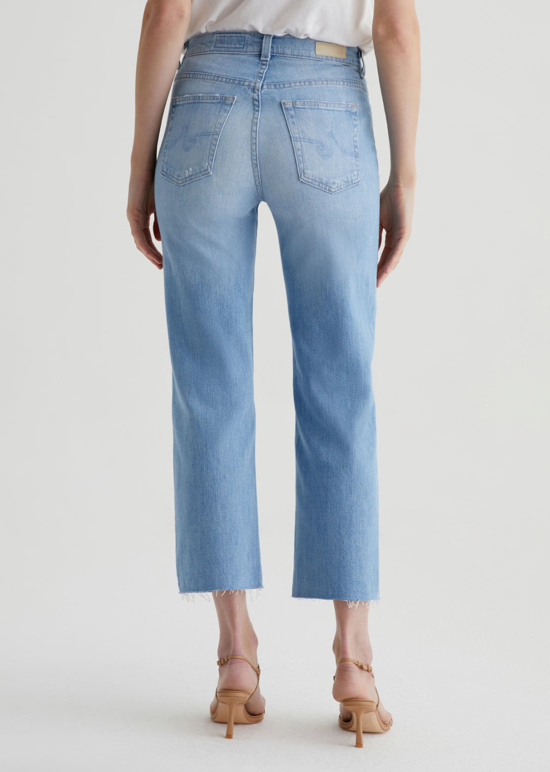 AG Jeans Brinley Crop Mid-Rise Straight - Dana Point