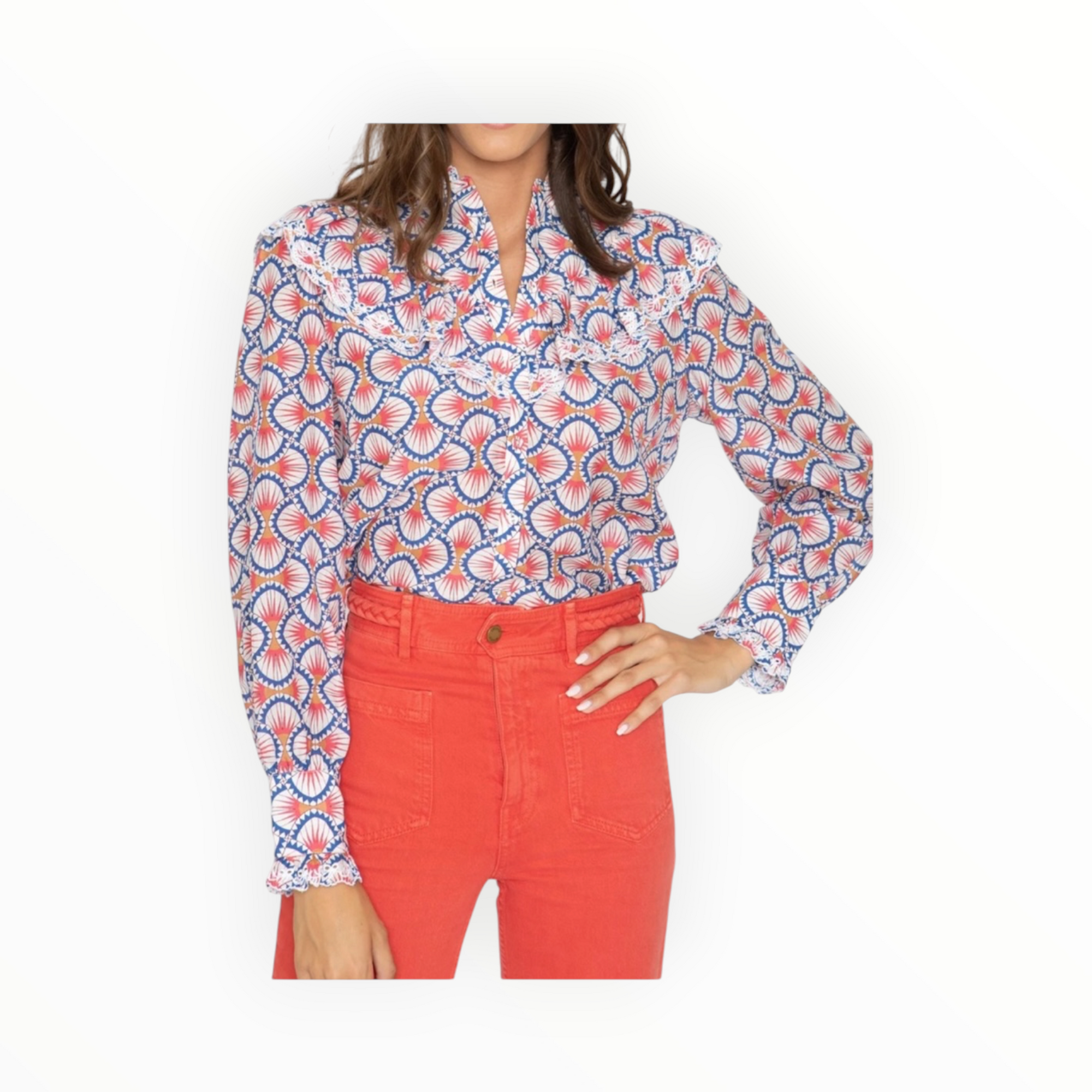 Caballero Ava Top - Retro Flower
