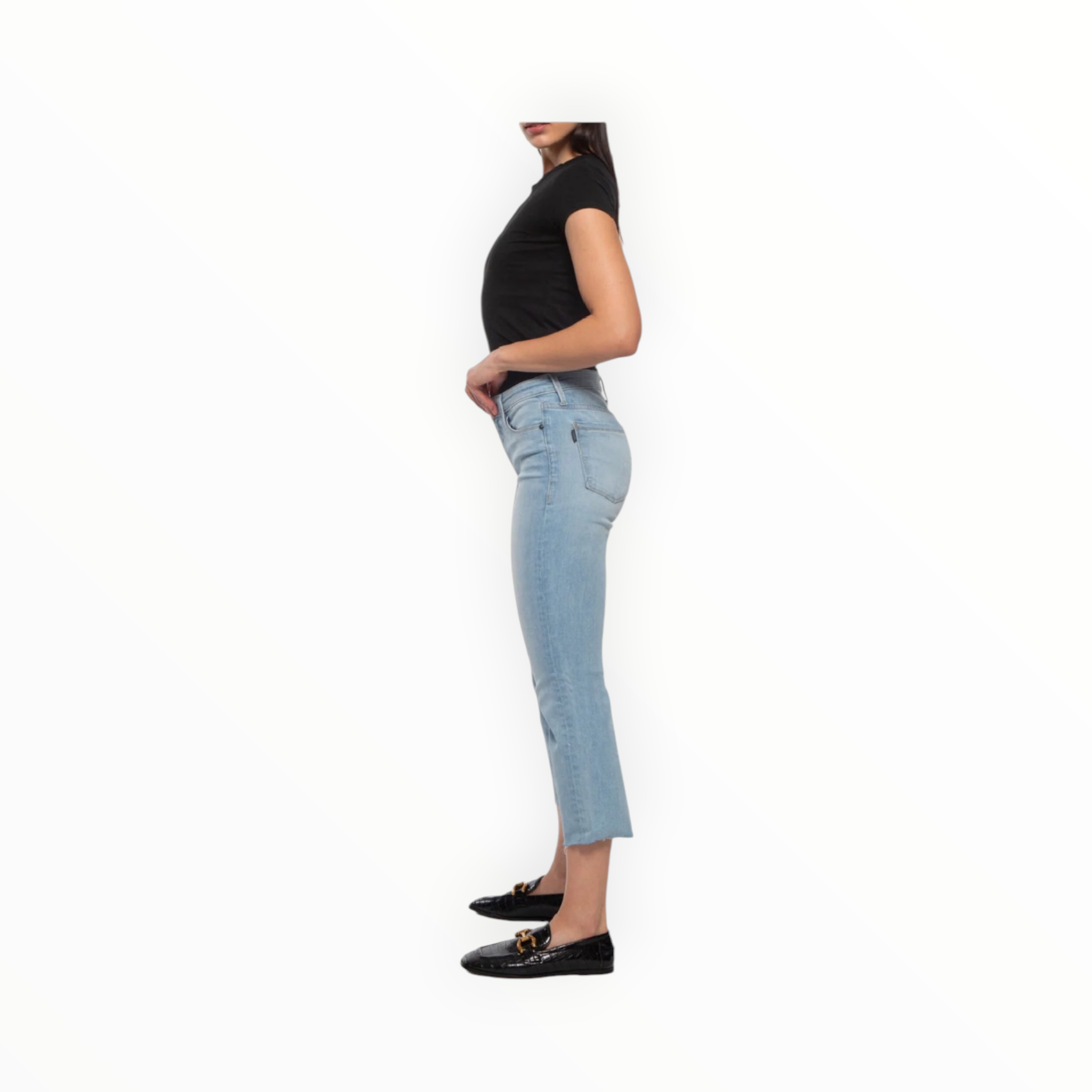 Parker Smith Byron Crop Straight W/Raw Hem - Coronado