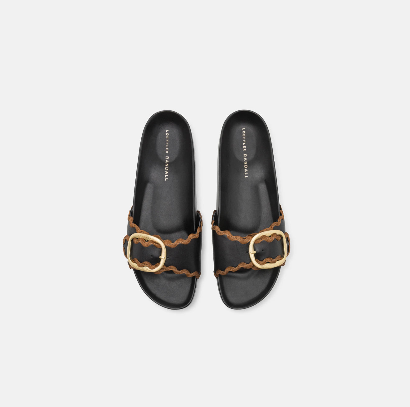 Loeffler Randall Iris Sandal - Black/Cacao