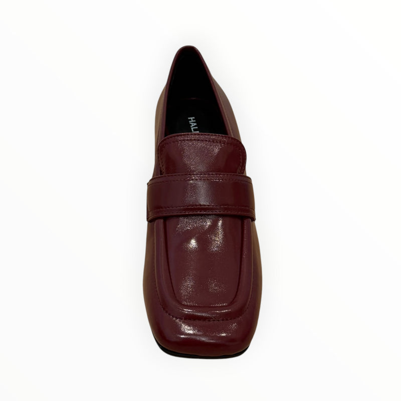 Halmanera Cecil 21 Patent Leather Pump - Mahogany
