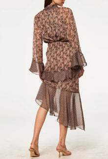 MISA Maris Top - Brown Paisley Mix