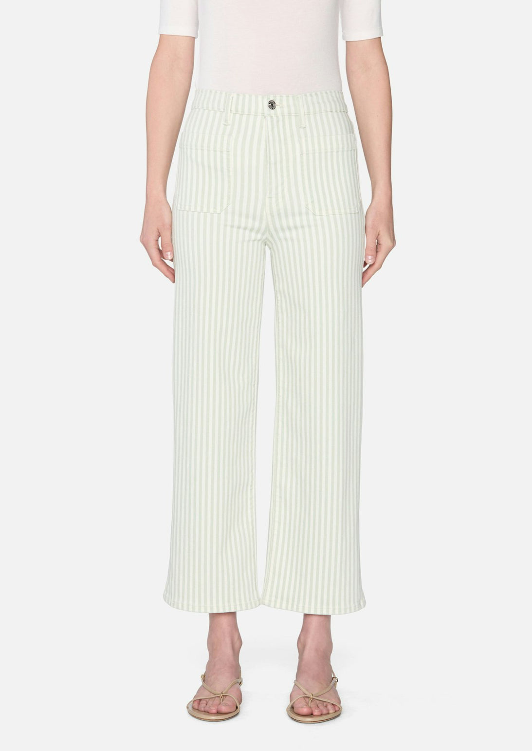 Frame The Anchor Pant - Seamist Stripe