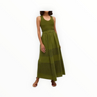 Marie Oliver Draper Skirt - Pesto