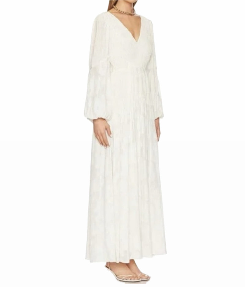 LoveShackFancy Lexia Dress - Antique White