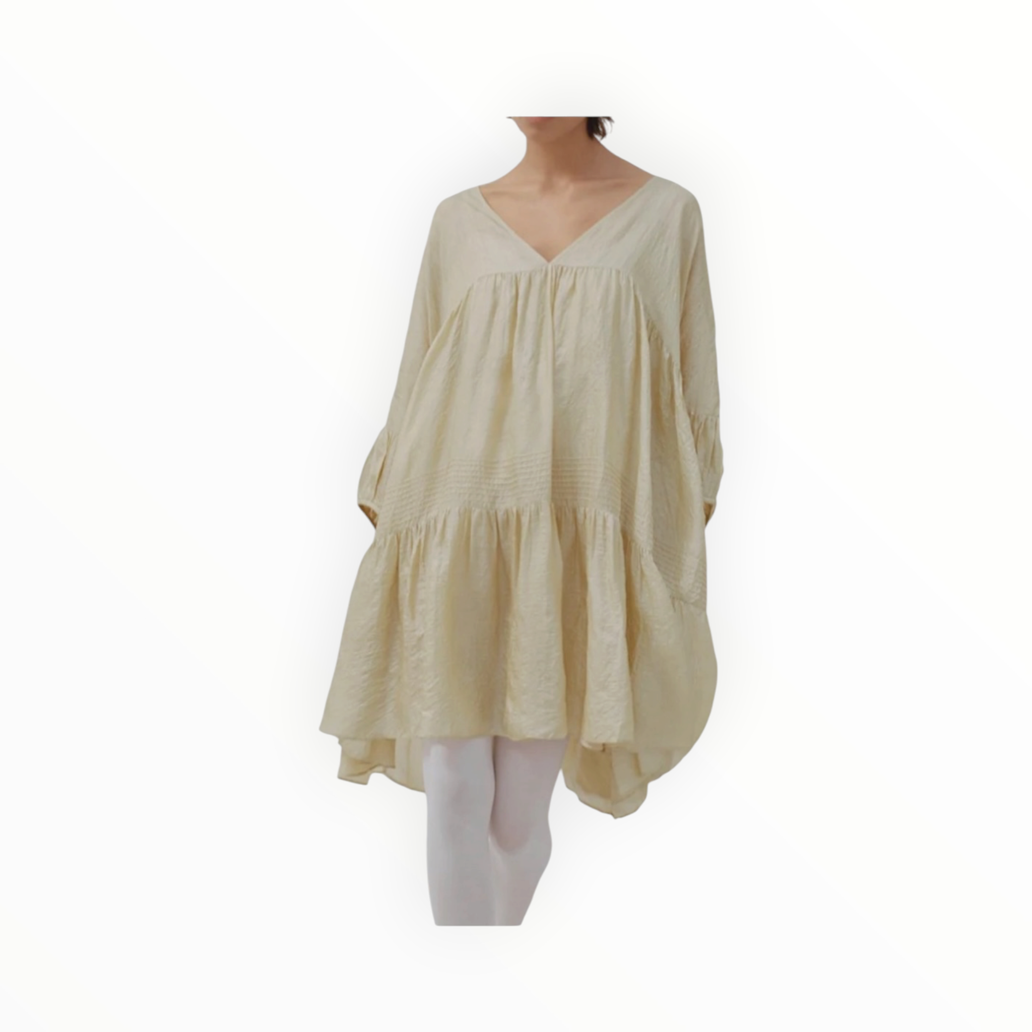 Anaak Airi Mini Dress - Sulphur