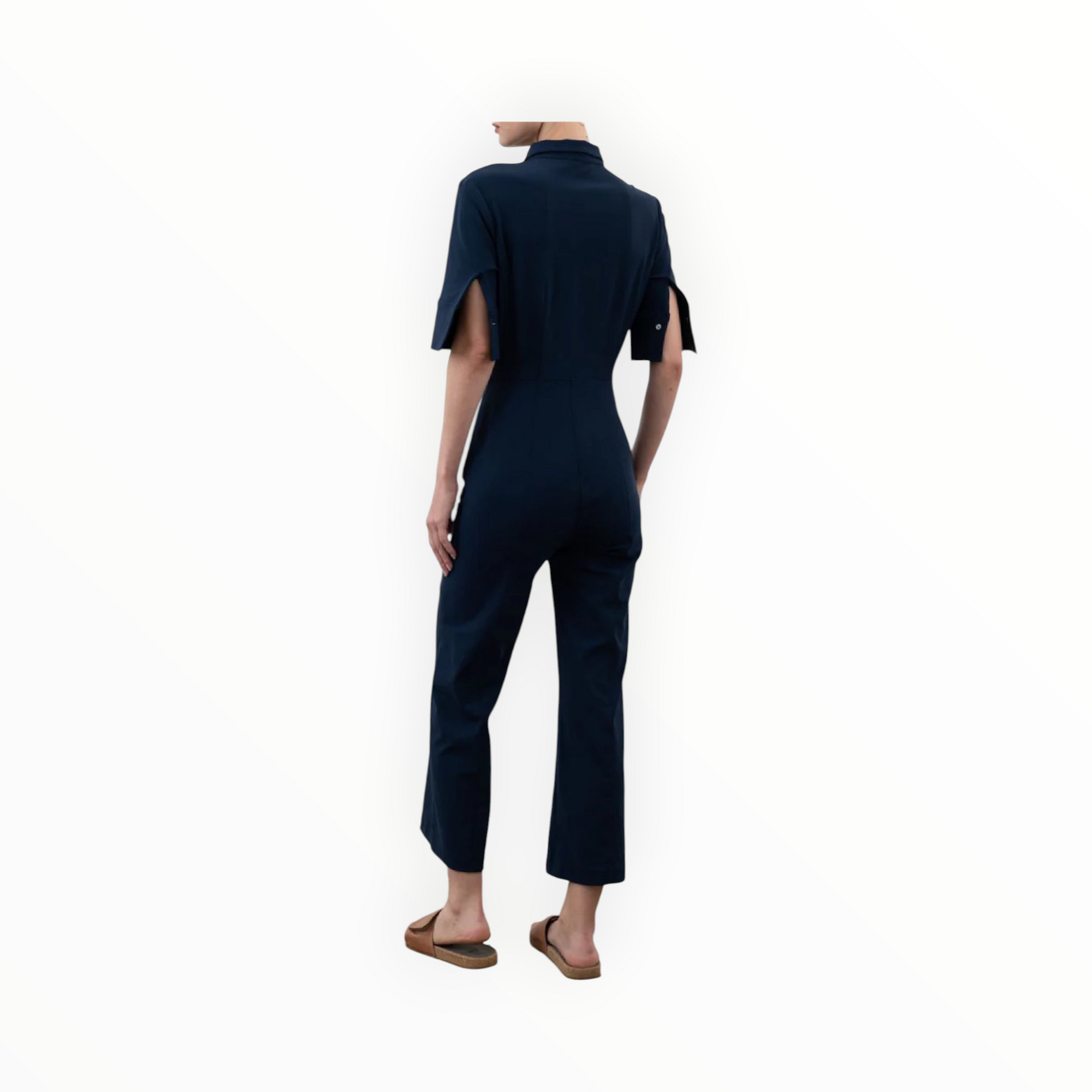 Elaine Kim Tech Stretch Cropped Utility Jumpsuit - Vancouver