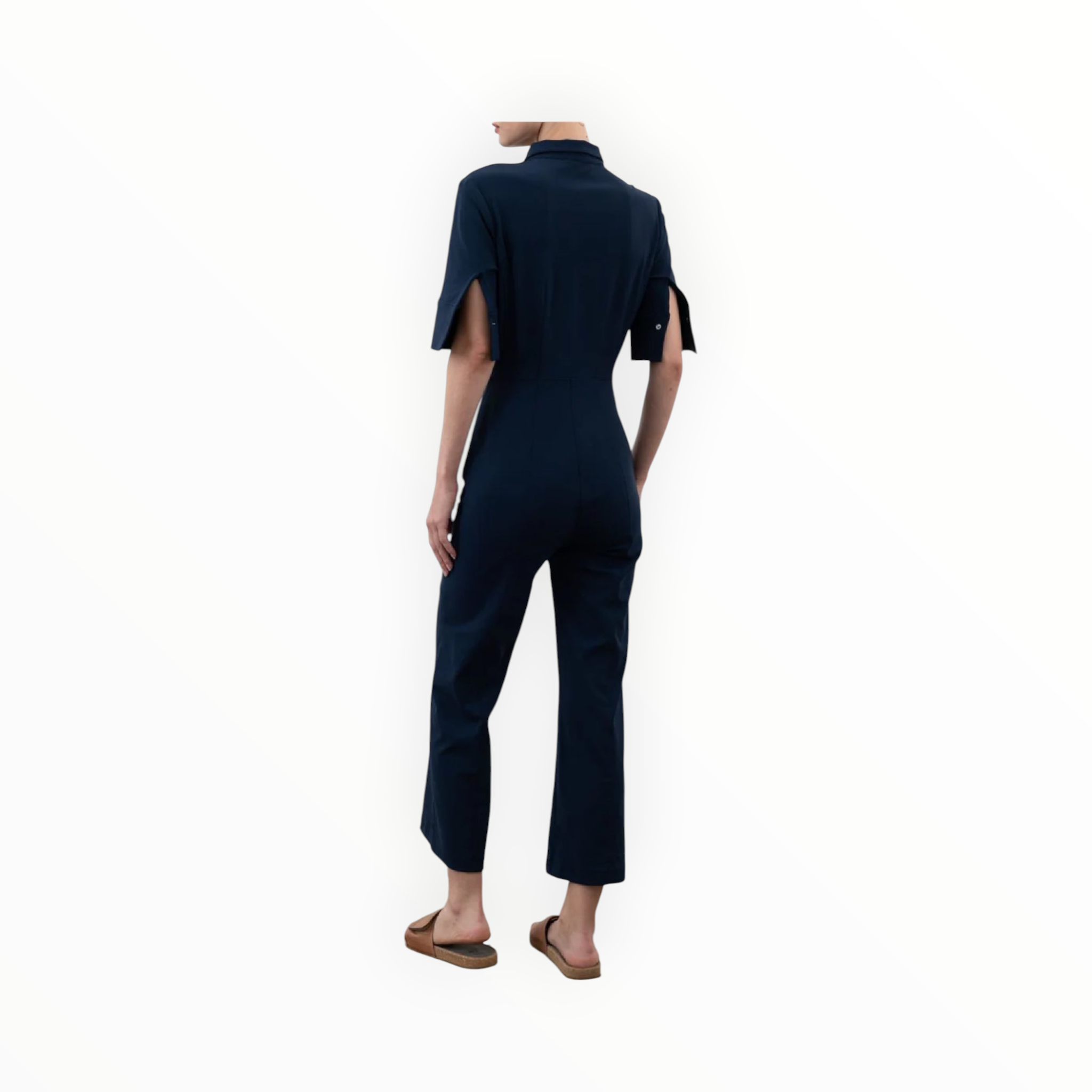 Elaine Kim Tech Stretch Cropped Utility Jumpsuit - Vancouver