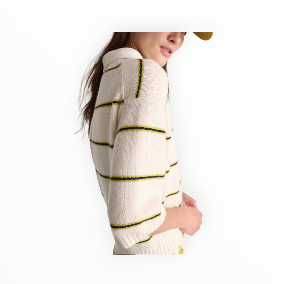 Dorothee Schumacher Sporty Statements Pullover - White Ginger Trio