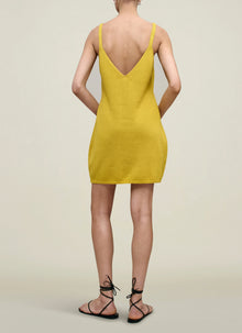 Kallmeyer Fiona Dress in Cotton Wool - Mustard