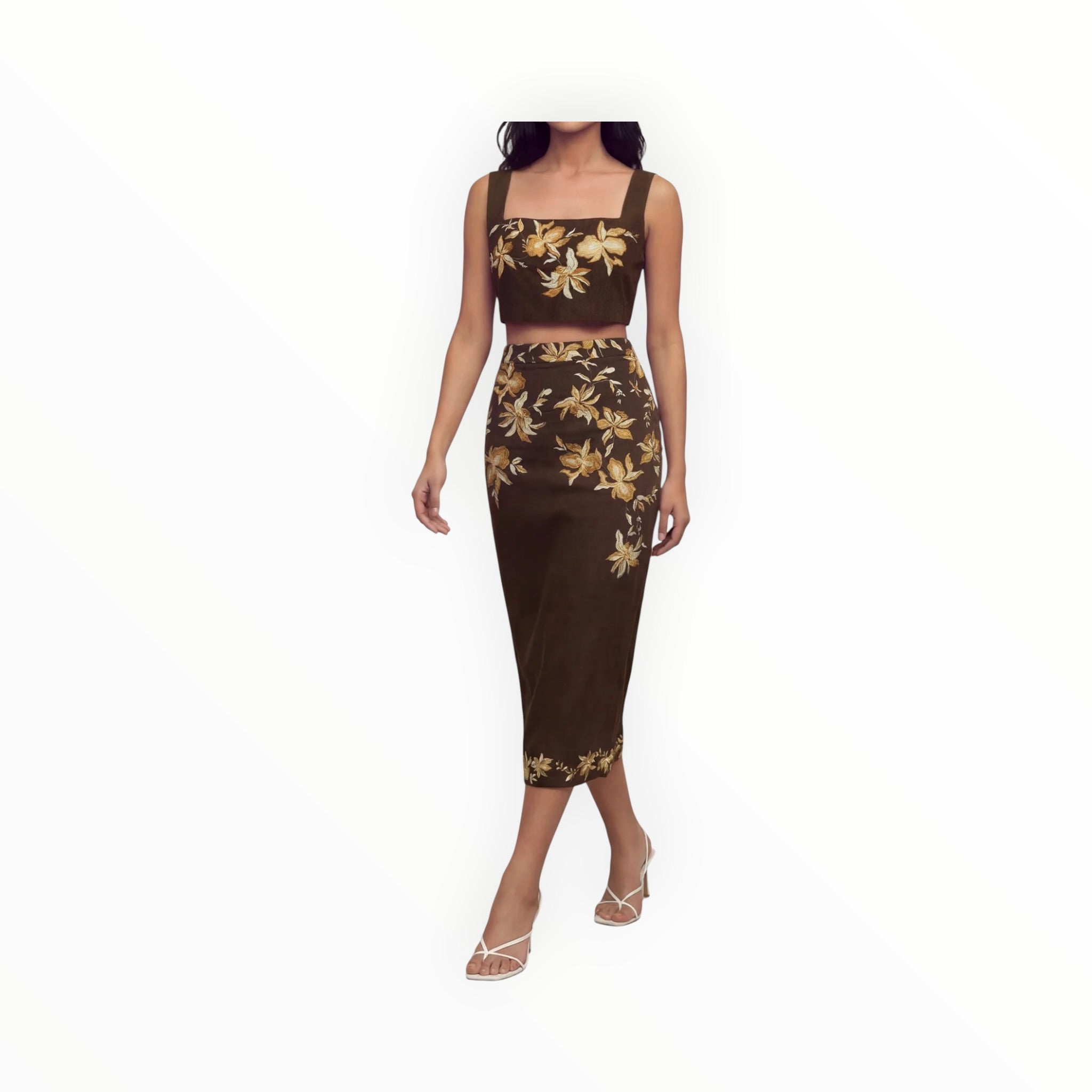 Hemant & Nandita Bota Midi Skirt