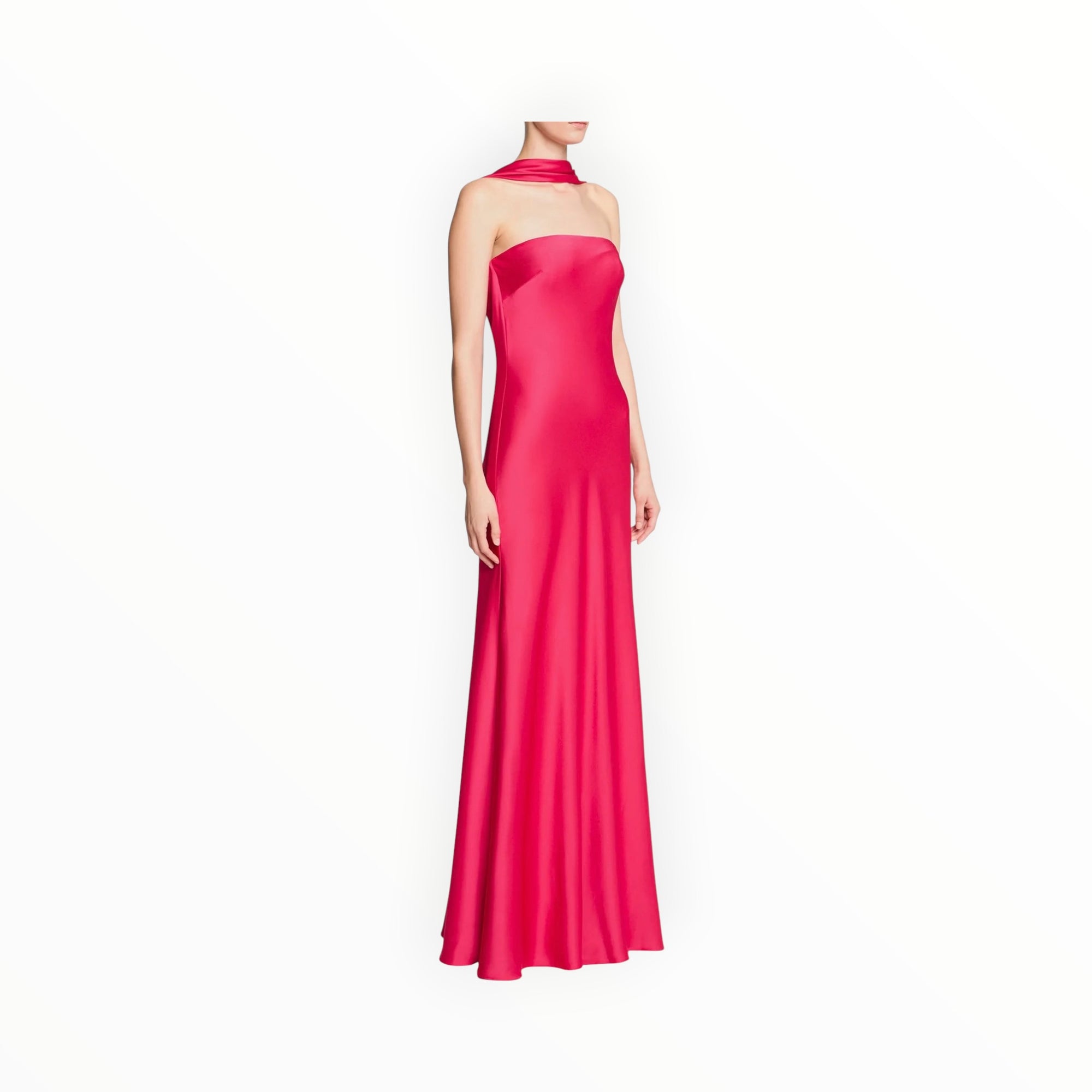 Halston Vali Crepe Gown - Opera