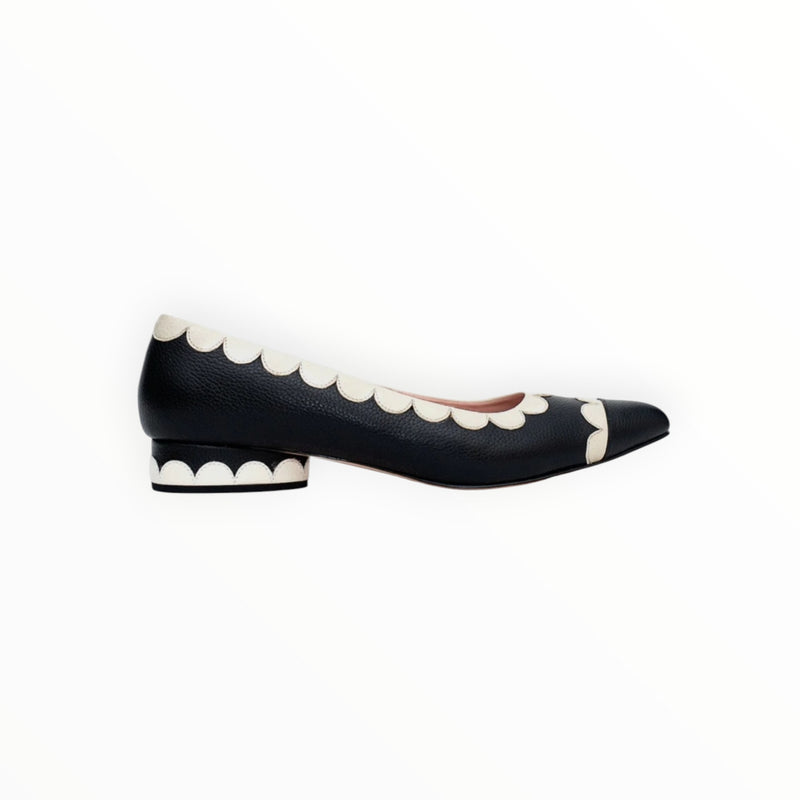 BUTRICH Melanie Flat - Black/White