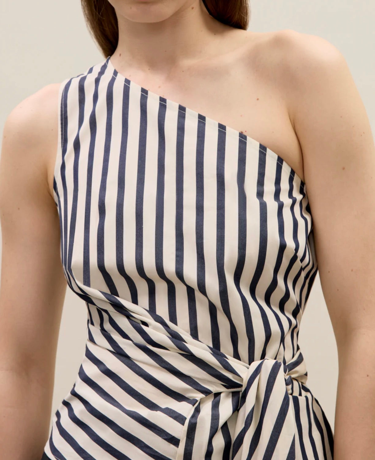 Rebecca Minkoff Isla Stripe Poplin Top - Cream Stripe