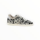Voile Blanche Ines Genuine Calf Hair Sneaker - Black/White