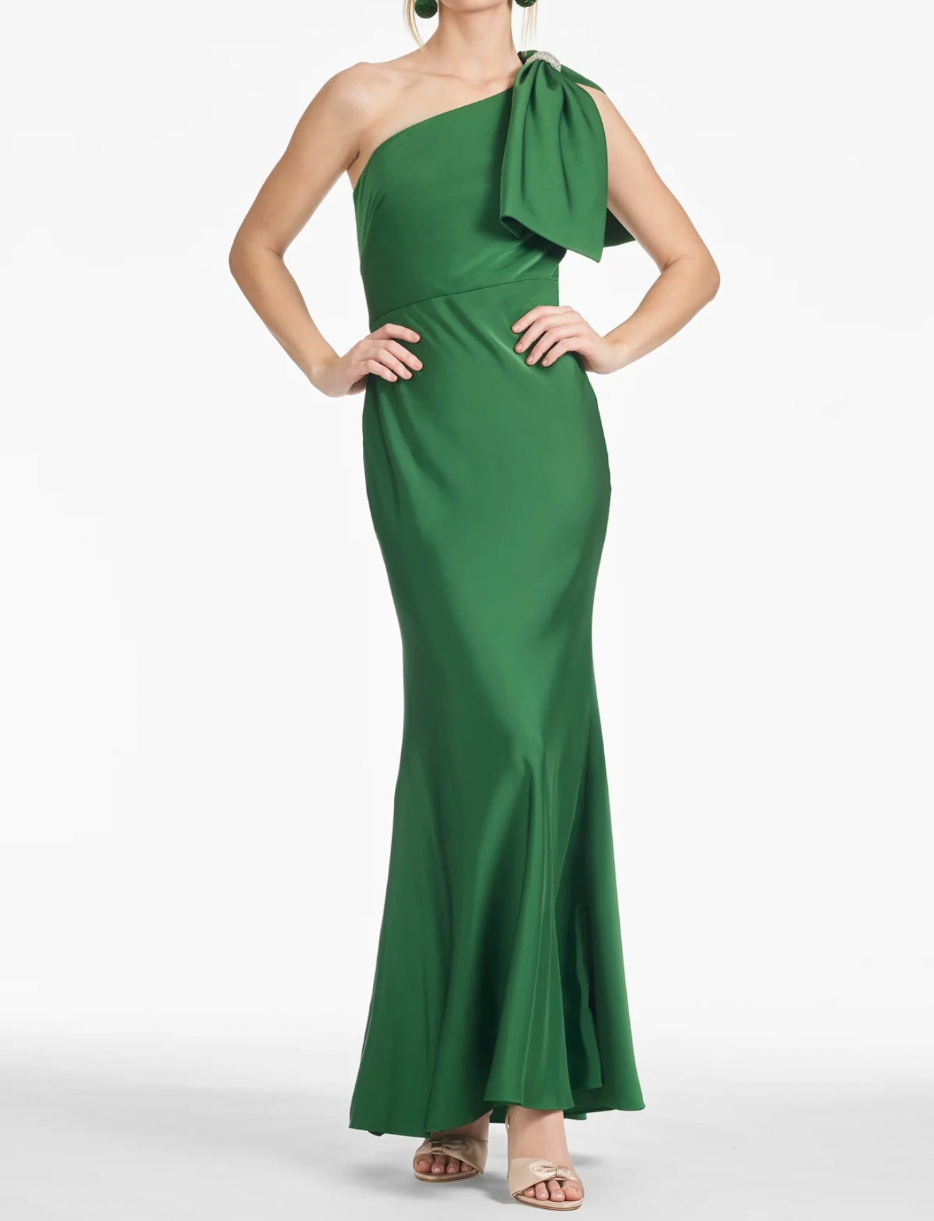 Sachin & Babi Aubrey Gown - Emerald