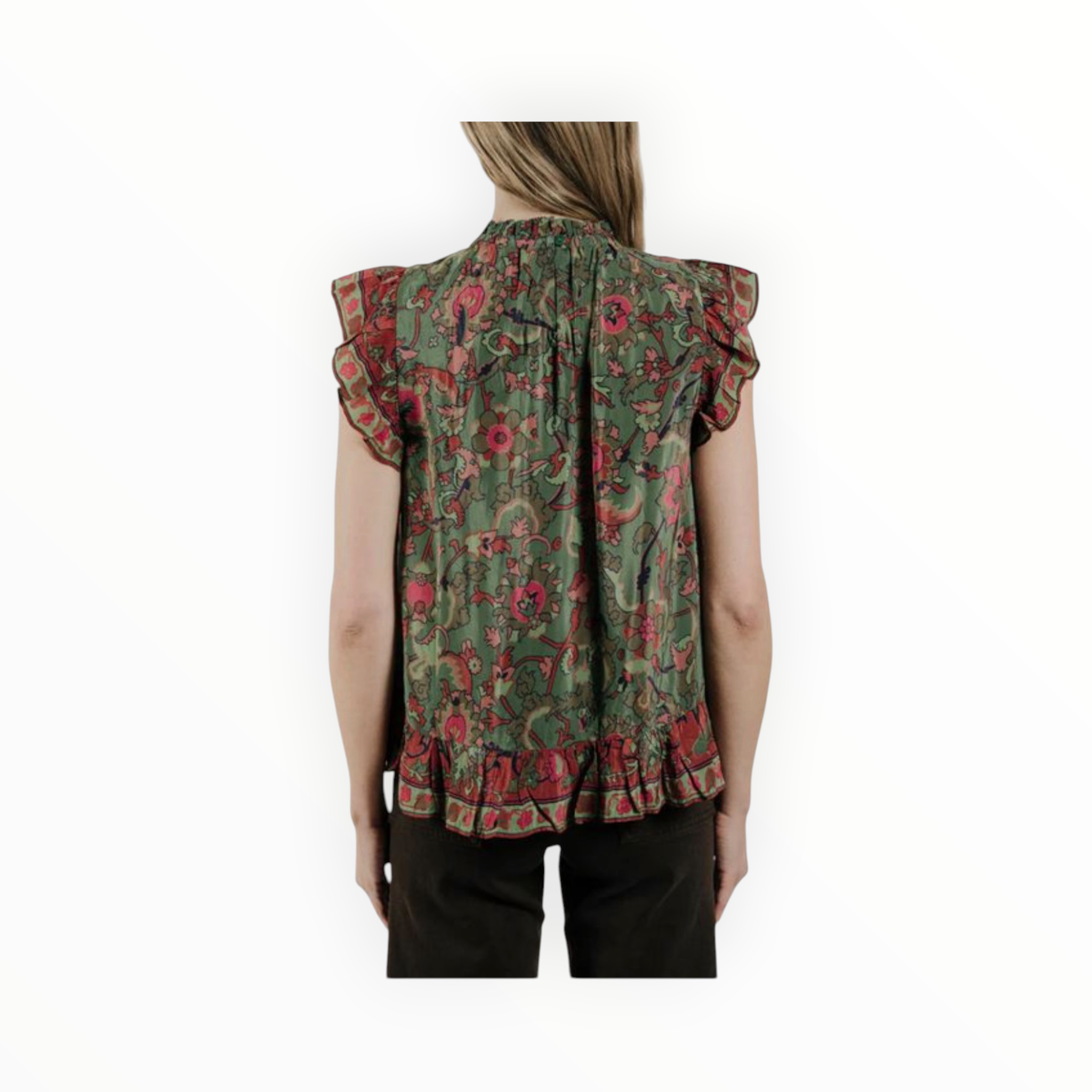 Love the Label Viola Top - Helena Print