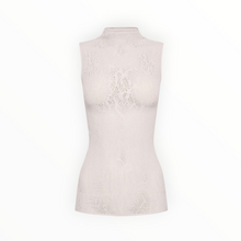 Wolford Snake Lace Top Sleeveless - Platinum