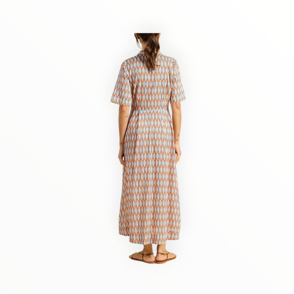 Trovata Aster Dress - Retro Grid Print
