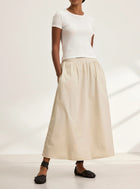 Velvet by Graham & Spencer Bella Skirt - Sesame