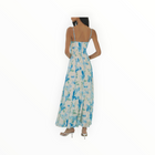 Hutch Tasmin Dress - Ivory/Sky Watercolor Vining Daffodils