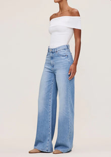 DL1961 Off Shoulder Top Instasculpt™ Rib - White