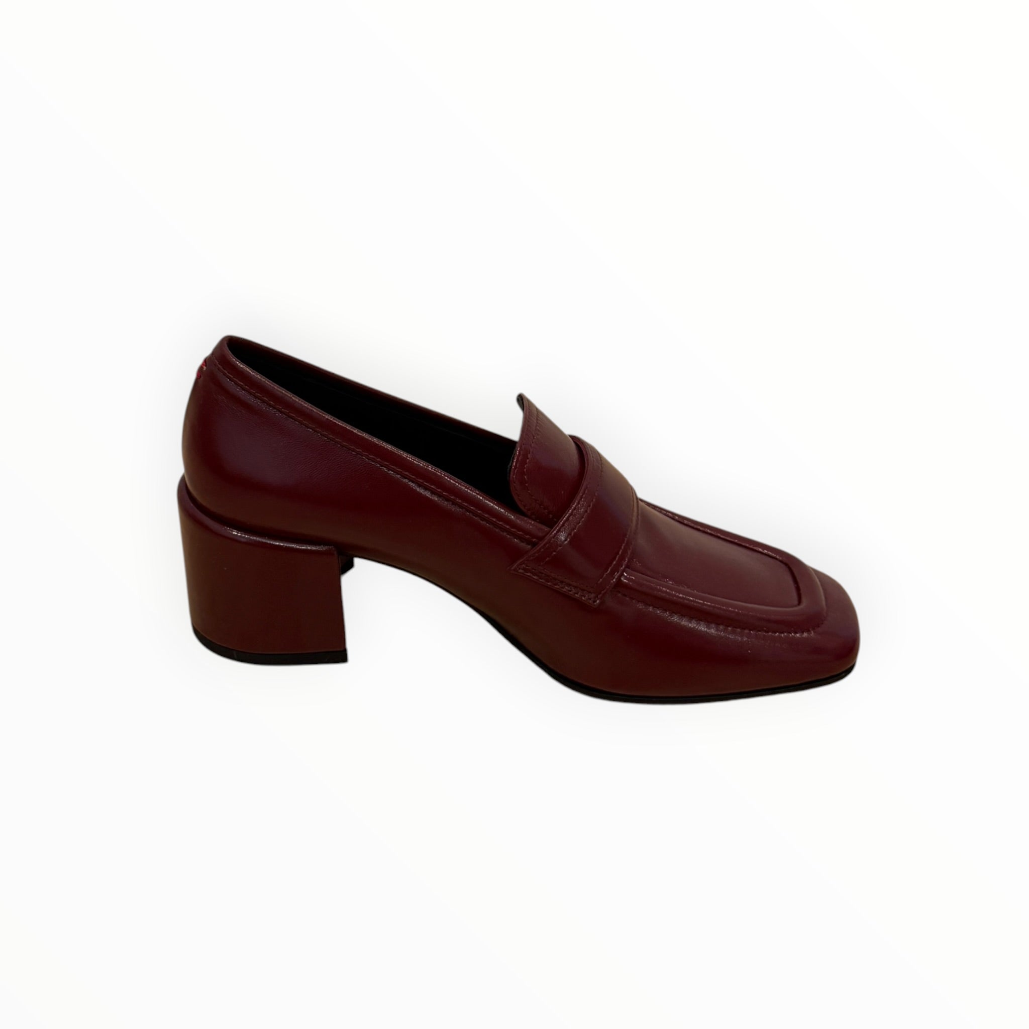 Halmanera Cecil 21 Patent Leather Pump - Mahogany
