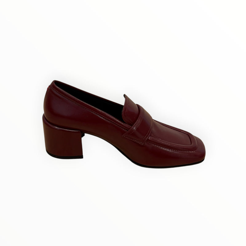 Halmanera Cecil 21 Patent Leather Pump - Mahogany