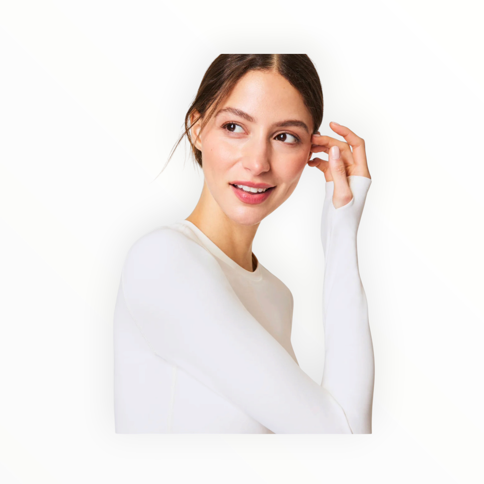 Spanx Spanxsmooth Onform Long Sleeve Top - Powder