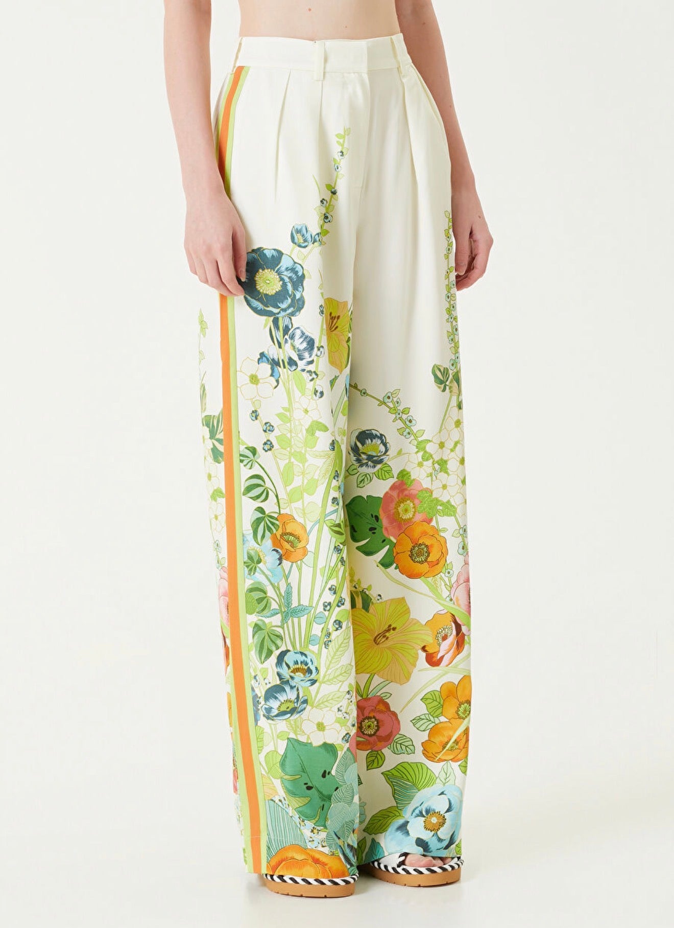 ALÉMAIS Constance Pant - Cream Floral