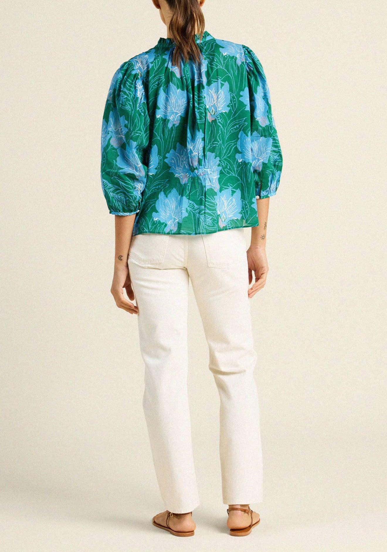 Trovata Orly Blouse - Blue Orchid